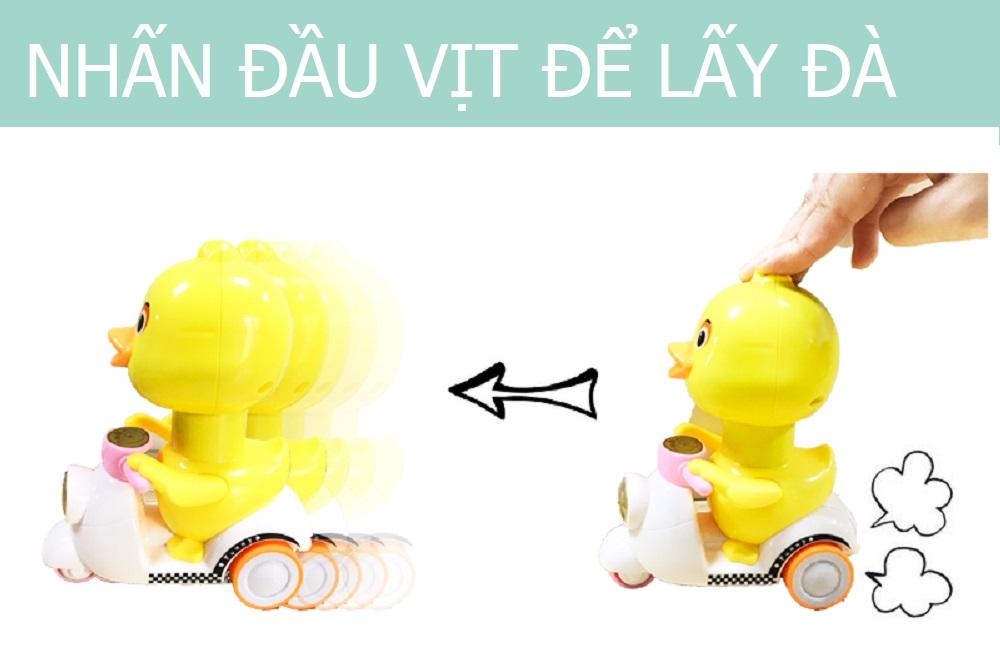 Đồ chơi Vịt đua xe vespa đồ chơi hot