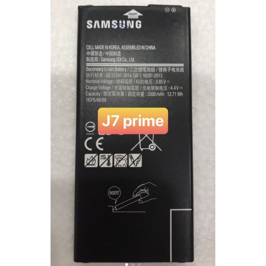 Pin zin loại 1 điện thoại samsung j7 prime / j4+ / j6+ / j410 / j4 core / a710 chung nhau