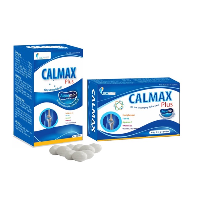 CALMAX PLUS – Hỗ trợ bổ sung canxi cho mẹ bầu và trẻ cần phát triển chiều cao