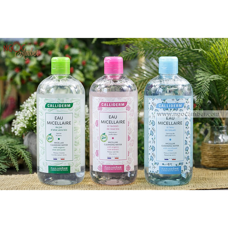 [HCM]Nước Tẩy trang Micellaire CALLIDERM Pháp 500ml (HỒNG)