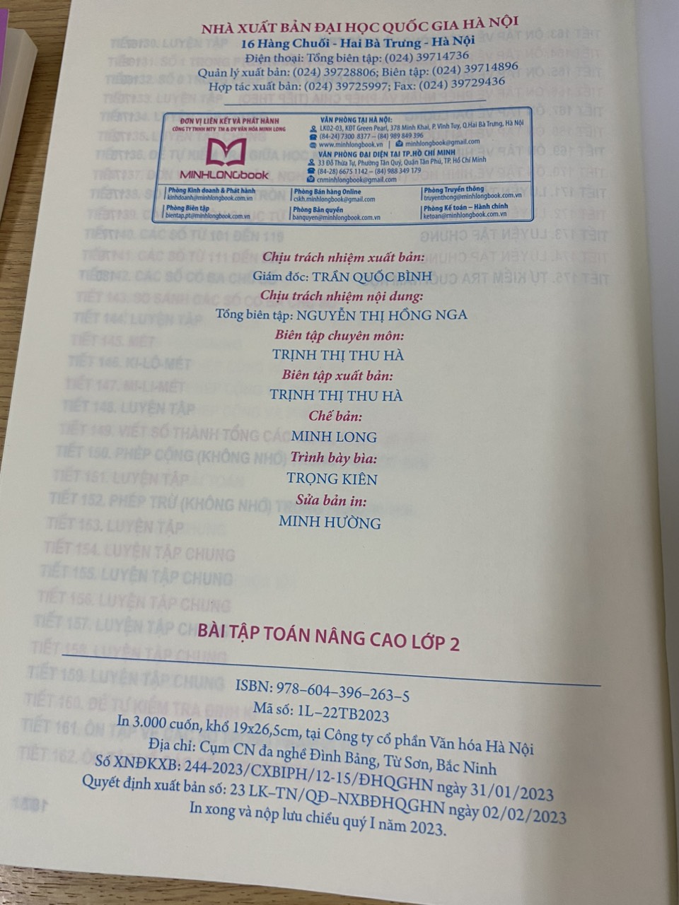 Sách - Bài Tập Toán Nâng Cao Lớp 2
