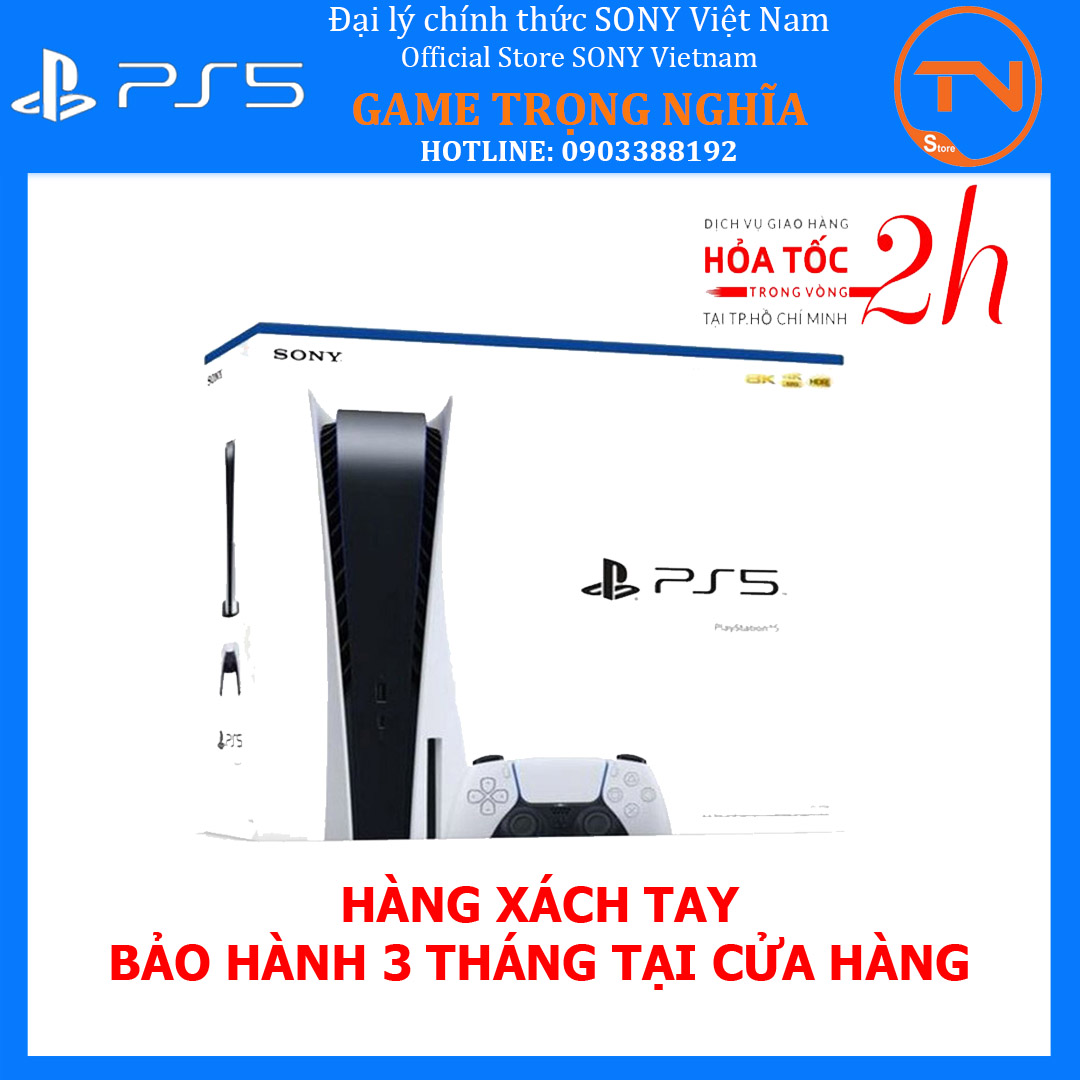 Máy ps5 sony playstation 5 standard edition chính hãng sony việt nam + 12 tháng bảo hành