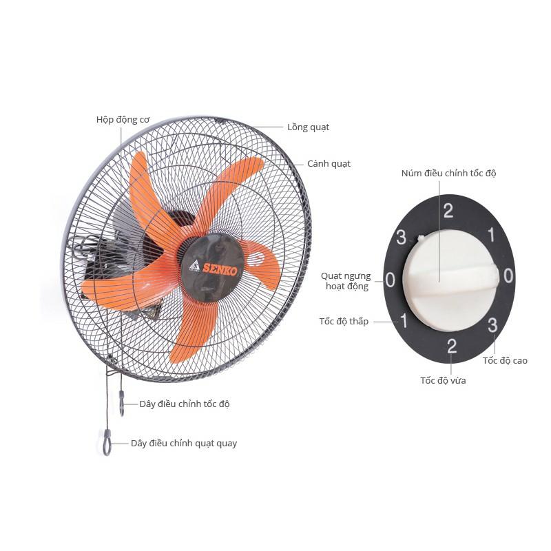 Quạt Treo Tường Senko - TC16