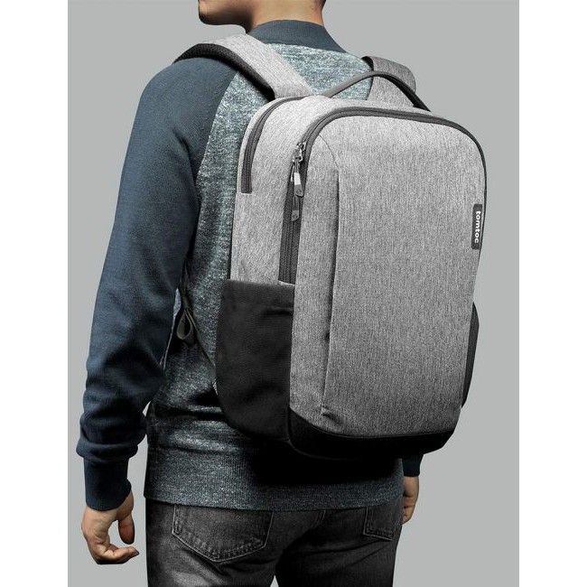 Balo Tomtoc (Usa) Waterproof School For Ultrabook 15″ Gray – A79