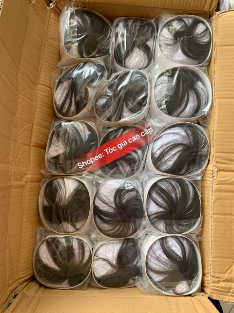 Tóc giả 3D ❤️FREESHIP❤️ tóc mái thưa 3d - tóc giả 1 kẹp