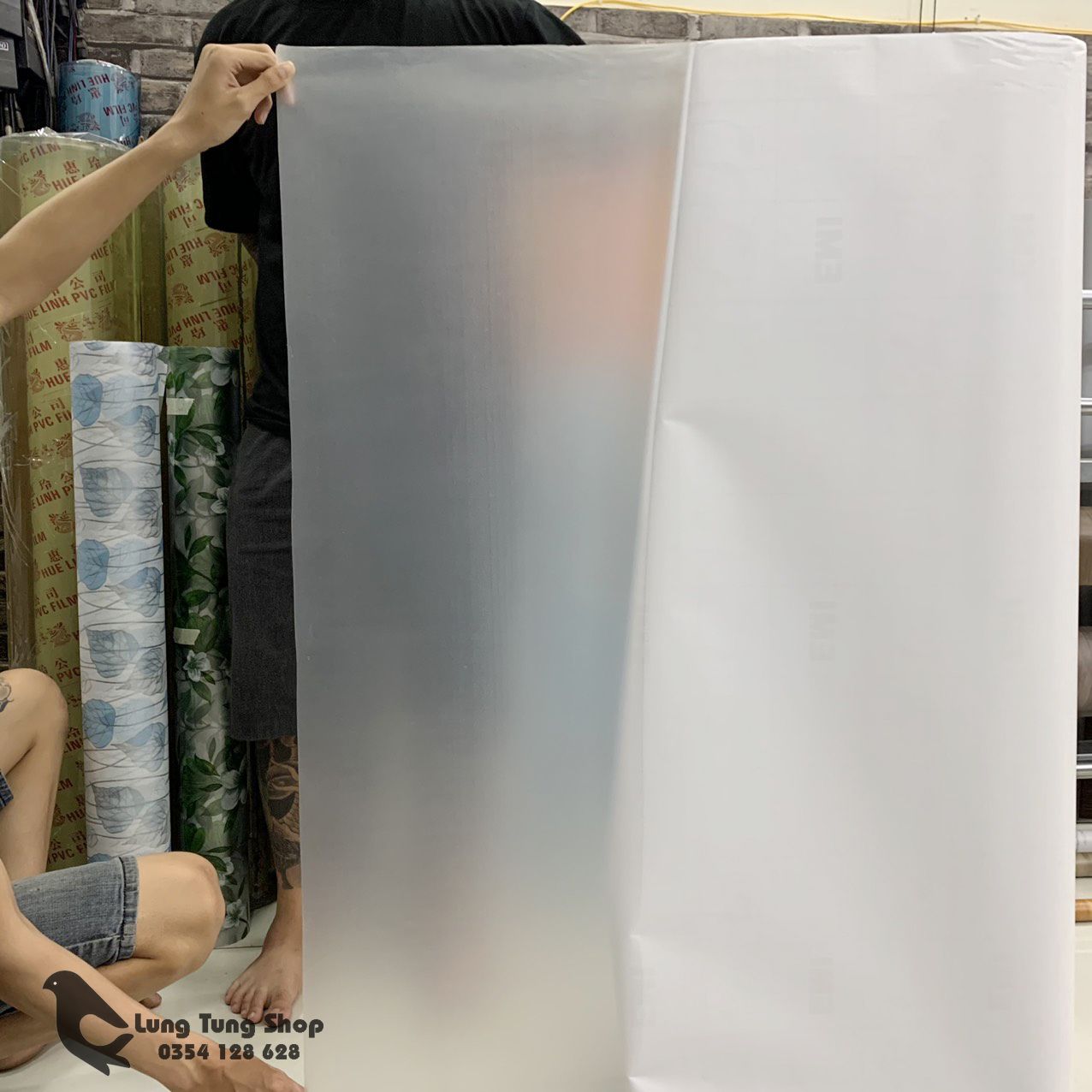 [HCM]Decal mờ dán kính - Decal làm mờ kính khổ 1,2m