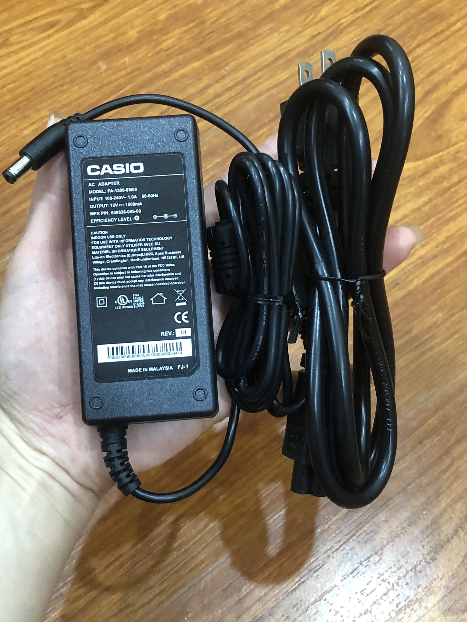 Cục Nguồn Cho Đàn Casio Wk-1800