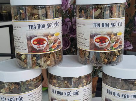 2 Hộp 500g Trà hoa ngũ cốc ngon GT026