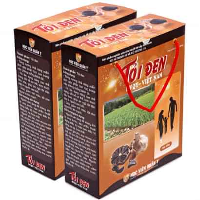 TỎI ĐEN 440000vnđ/500gram 1 hộp