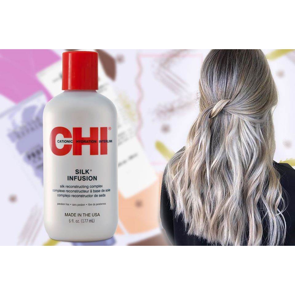 [HCM]SERUM DƯỠNG TÓC CHI SILK INFUSION 59ML