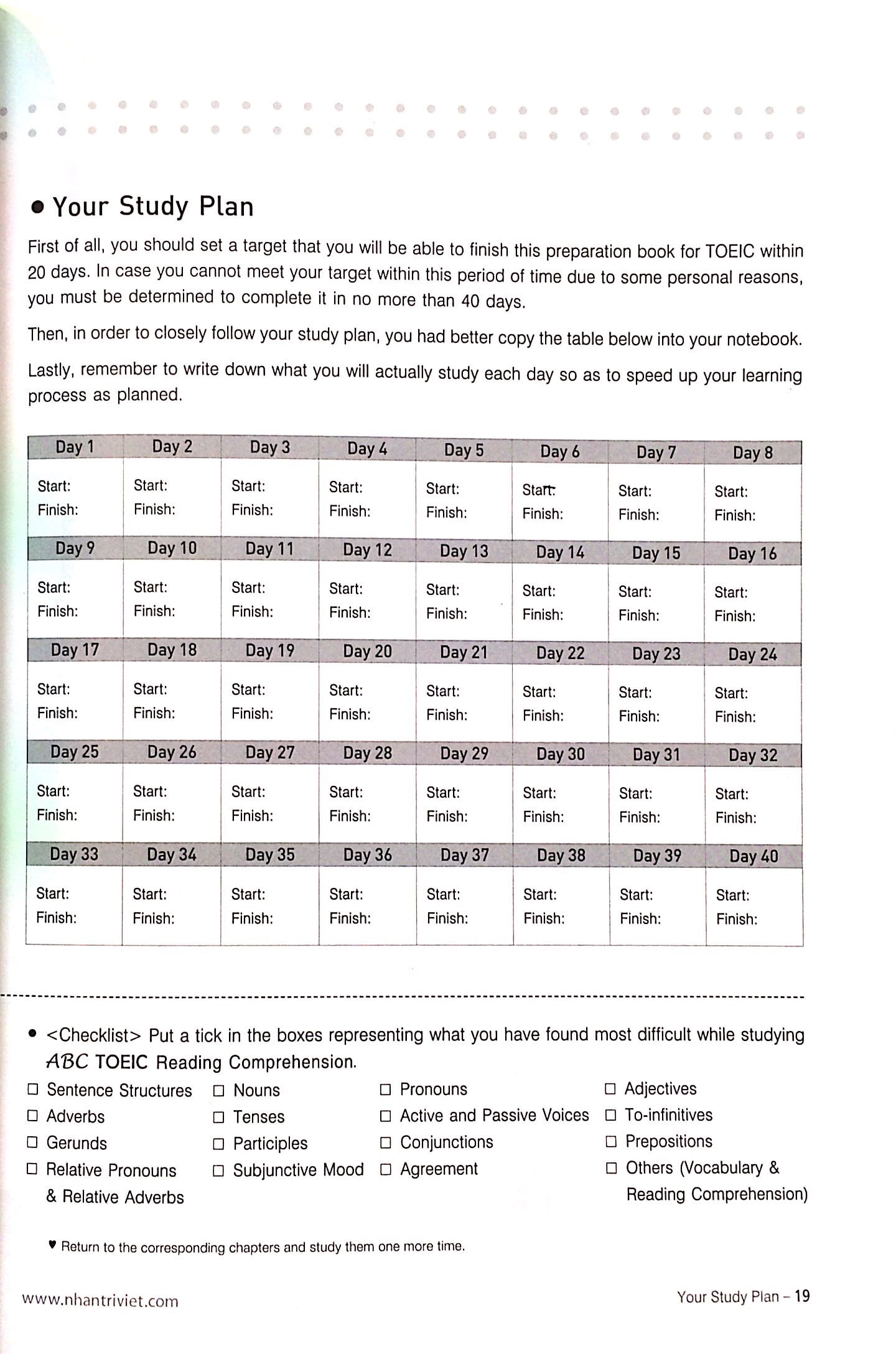 Fahasa - ABC TOEIC RC - Reading Comprehension (Không CD)