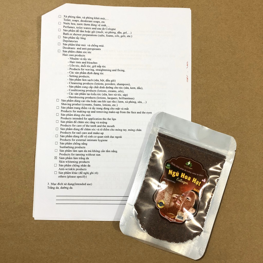 Hạt Ngũ Hoa( Hạt Đình Lịch) 100gr