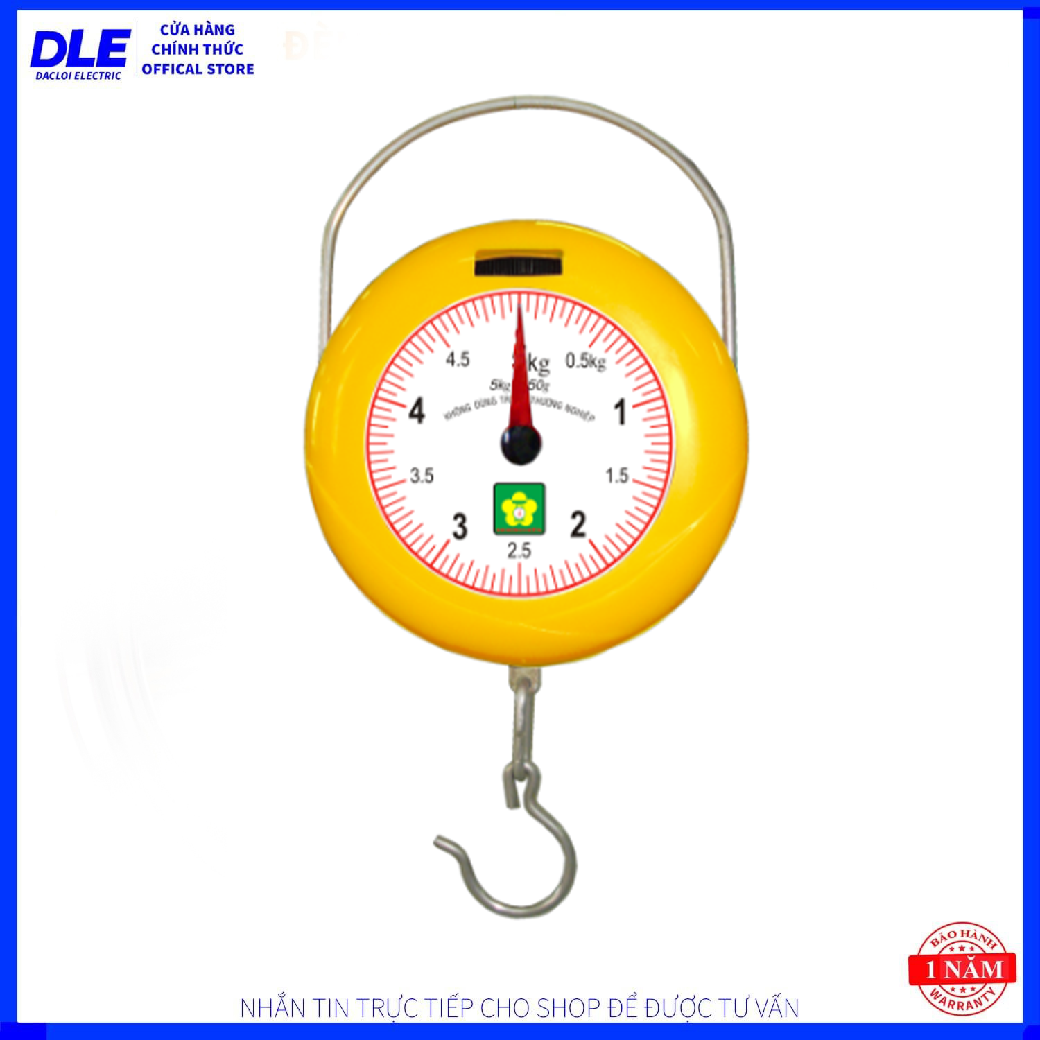 Cân Treo Mini 5Kg Nhơn Hòa Chính Hãng – Cân Nhà Bếp, Cân Thực Phẩm Tiện Lợi