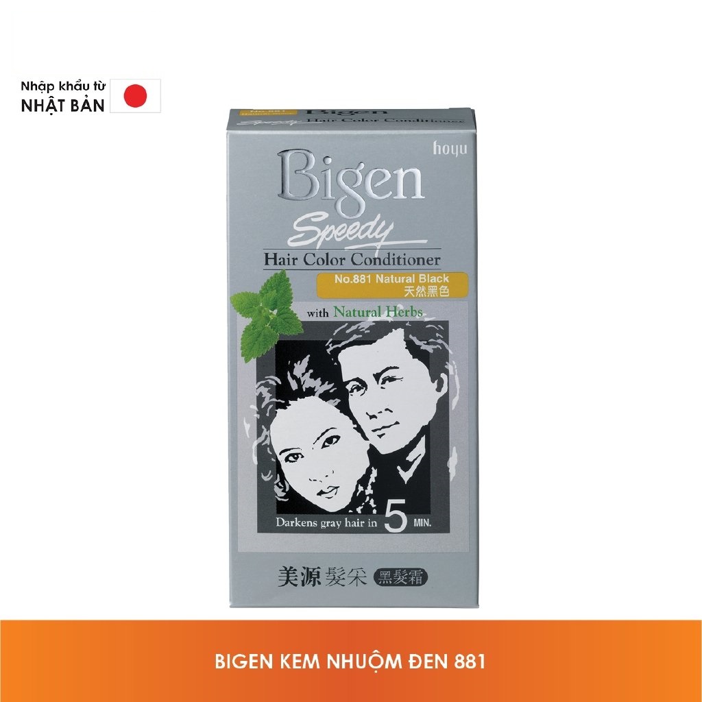 [HCM]Nhuộm Bigen Speedy No.881 (Đen)