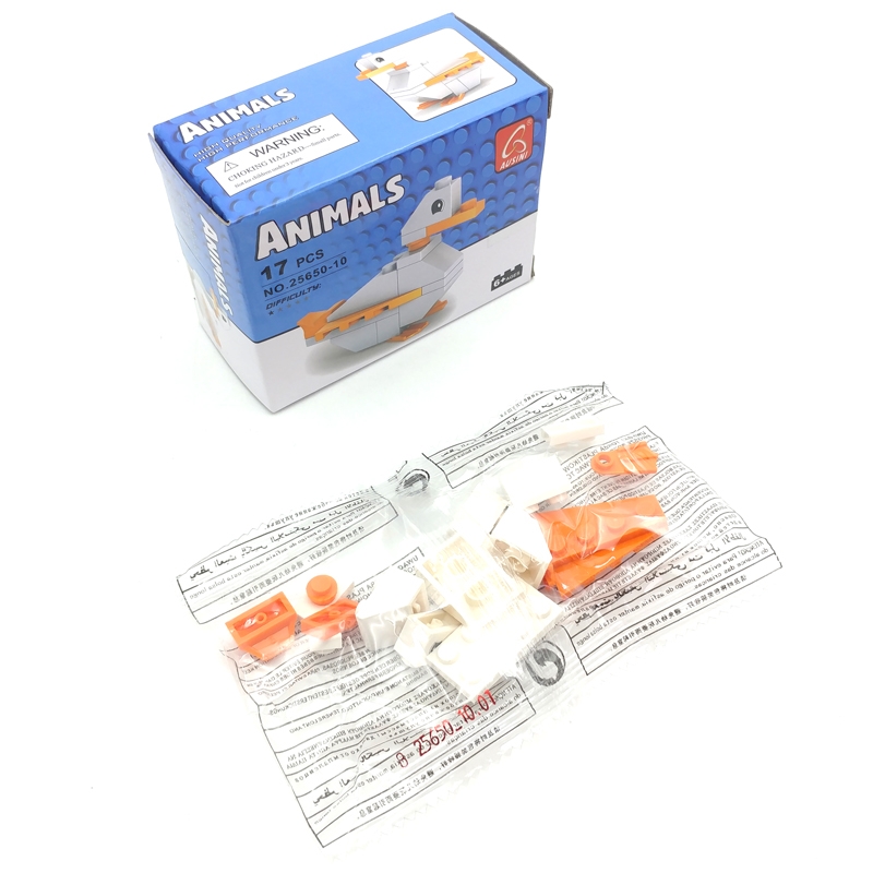 Đồ Chơi Lắp Ráp Ausini 25650-10 - Vịt Con