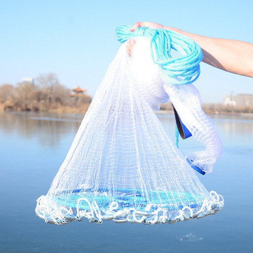 Chài rút đĩa bay sợi cước thái lan cao cấp, chài cước đánh cá