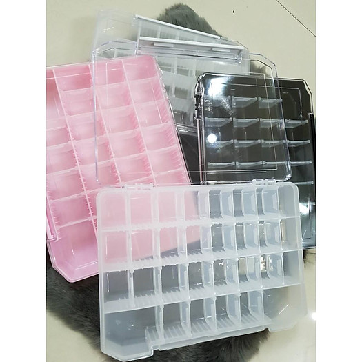 Khay đựng đá nail 12 ô, hộp đựng đá
