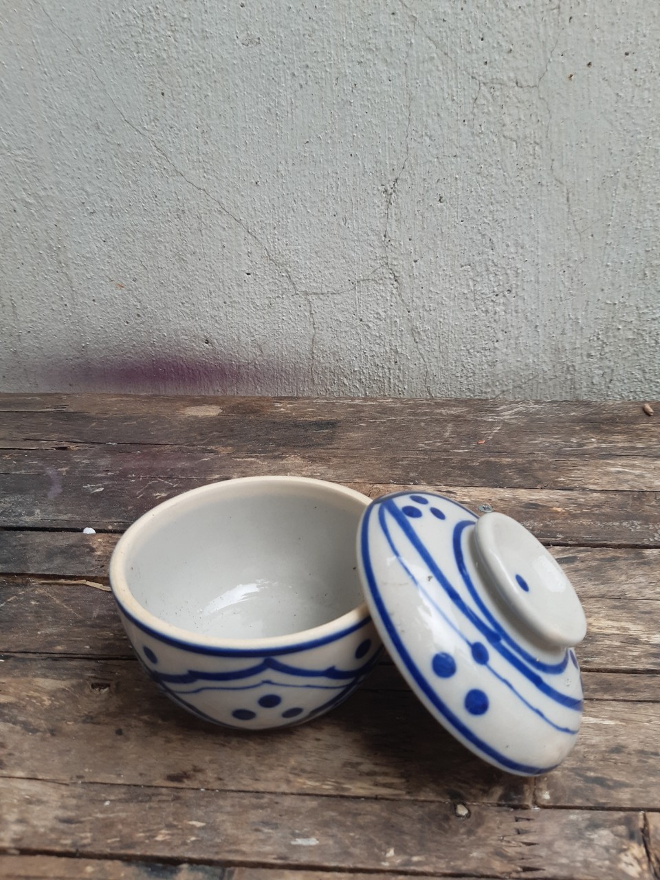 combo 3 Thố sành, hủ đựng gia vị 11 cm