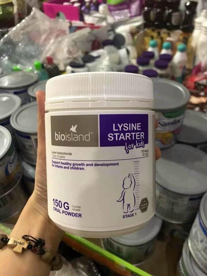 [HCM]BỘT LYSINE BIO ISLAND TĂNG CHIỀU CAO