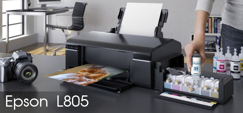 [Trả góp 0%]máy in phun màu epson l805 khổ A4 có wifi