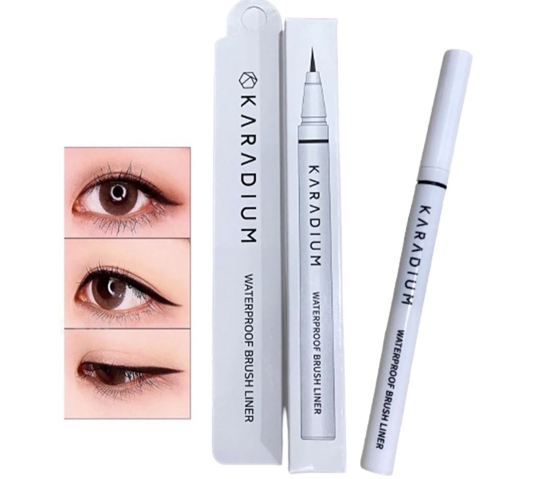 Kẻ mắt karadium vỏ trắng waterproof brush liner
