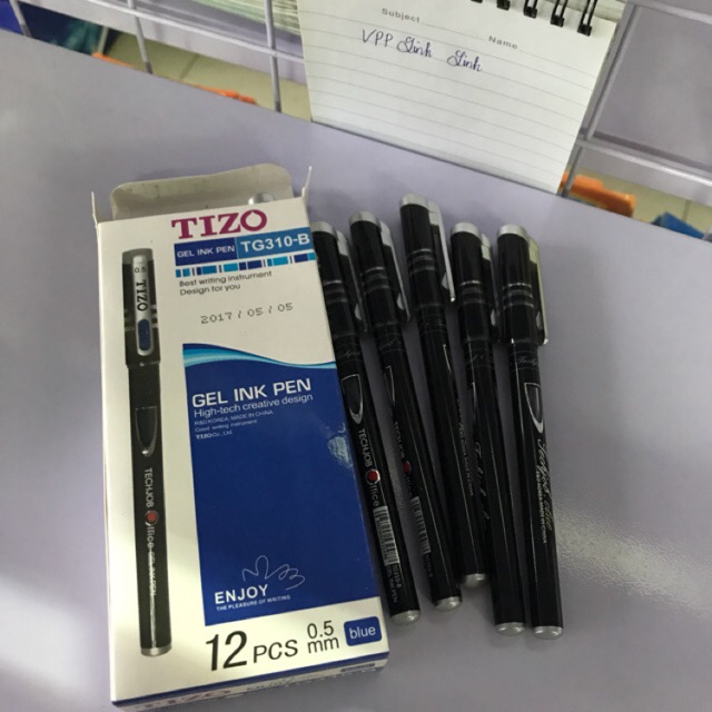 12 Cây bút bi nước Tizo loại 1, cam kết hàng đúng mô tả, chất lượng đảm bảo, an toàn đến sức khỏe người sử dụng, đa dạng mẫu mã, màu sắc, kích cỡ