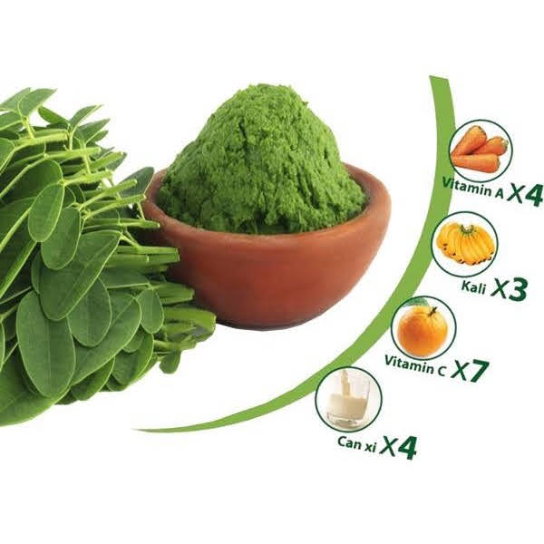 Bột chùm ngây hữu cơ sấy lạnh Moris 100g