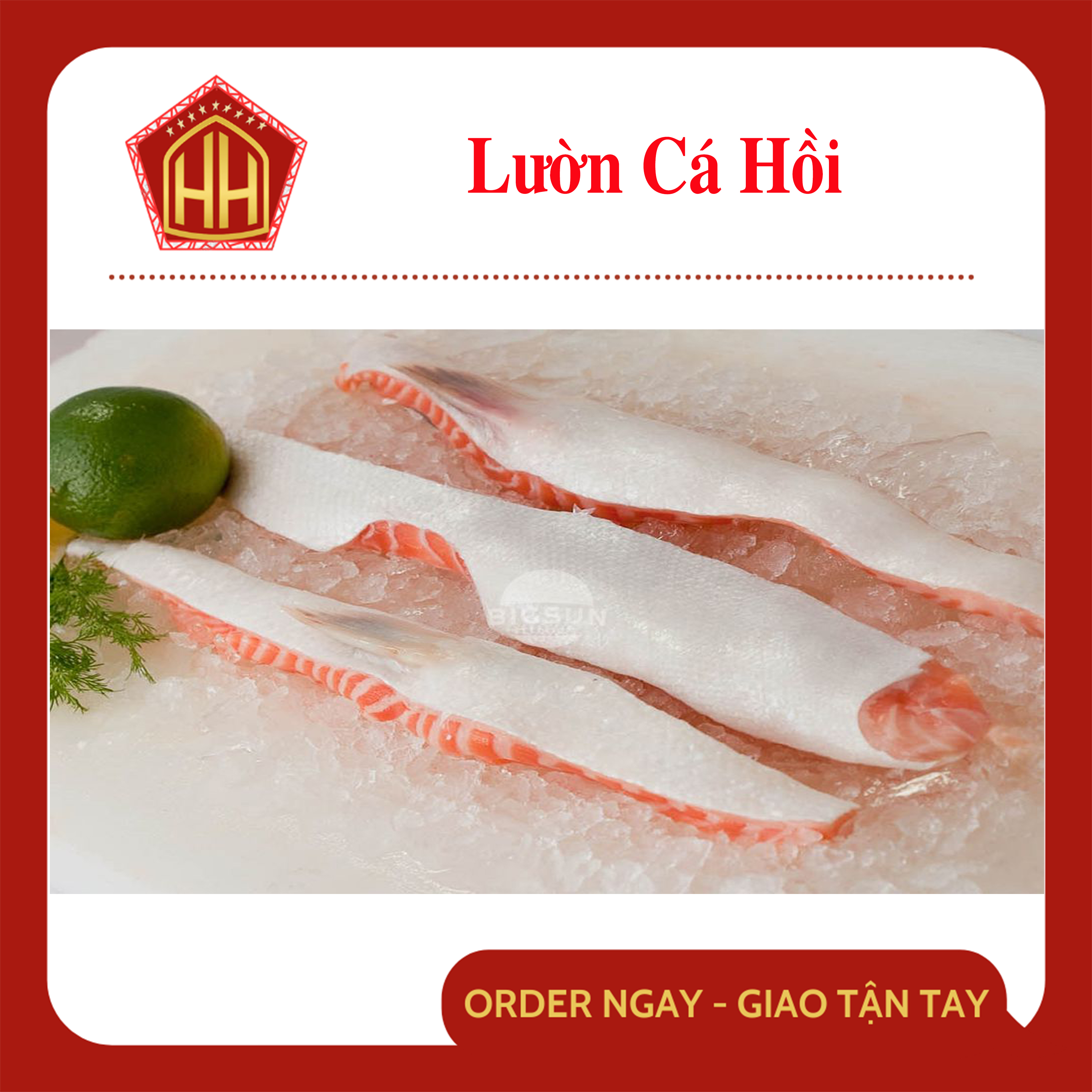 [Chỉ Giao HCM] Lườn Cá Hồi Loại Ngon (1kg)