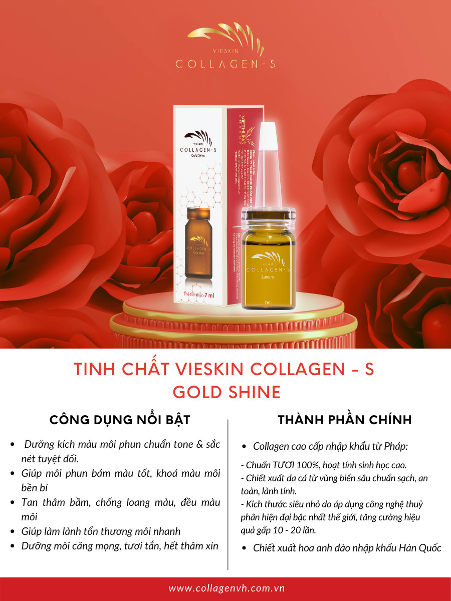 Tinh Chất Collagen VieSkin S Gold Shine ( Chính Hãng )