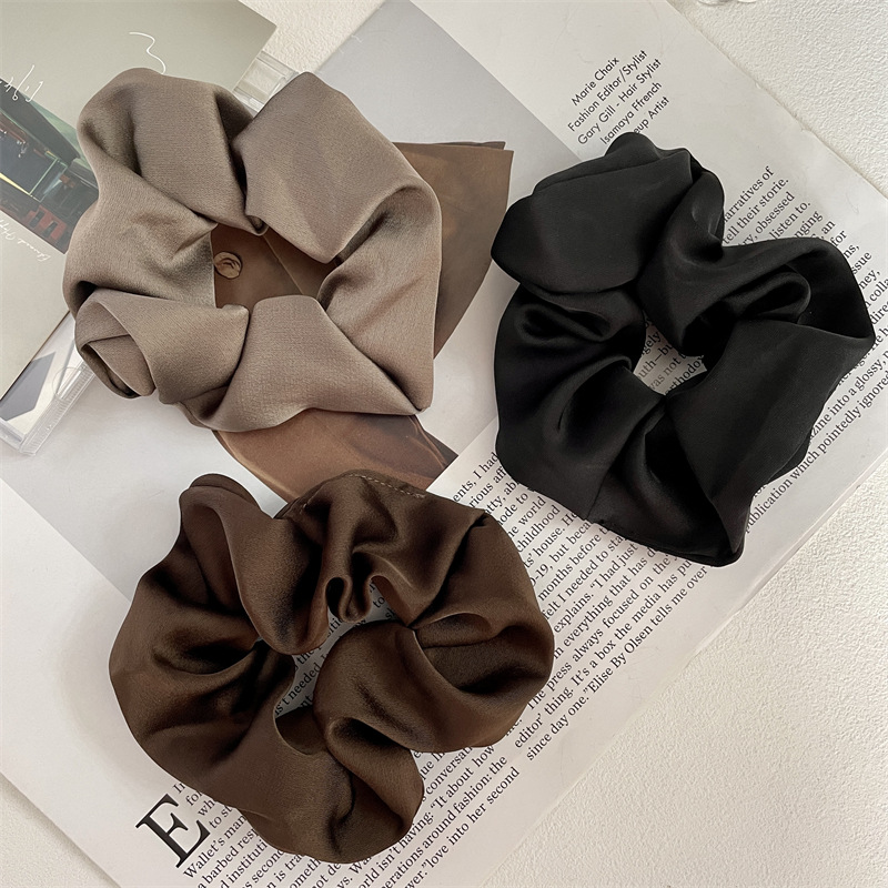 Cột Tóc Vải Dễ Thương - Dây Buộc Tóc Scrunchie Phong Cách Hàn Quốc Đáng Yêu