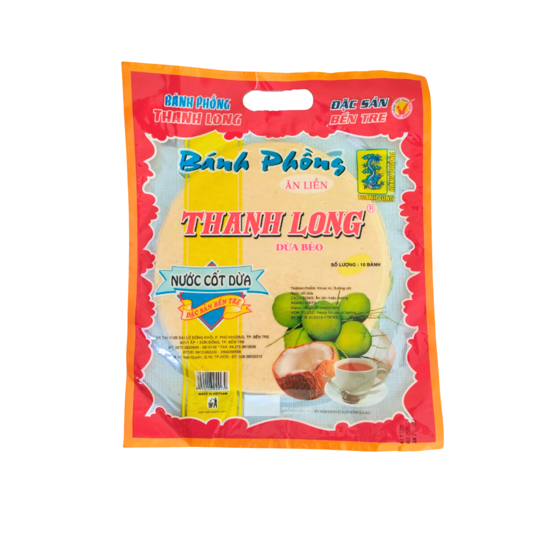 Bánh phồng sữa nước cốt dừa- đặc sản bến tre maxifood
