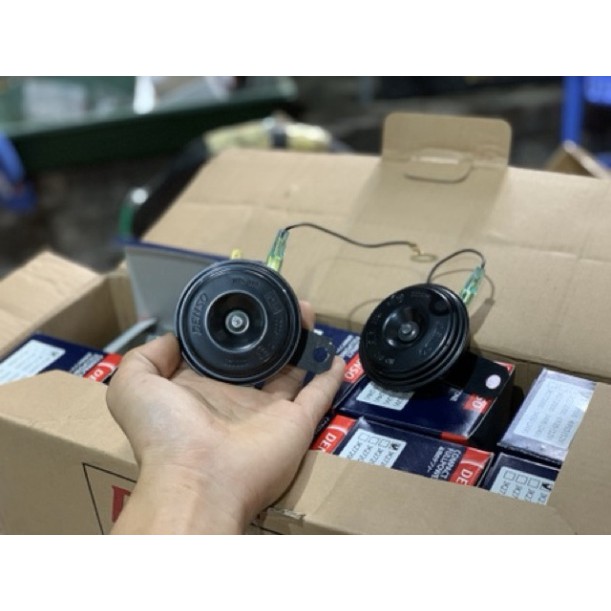 Bộ 2 còi đĩa DENSO chính hãng BH12 tháng