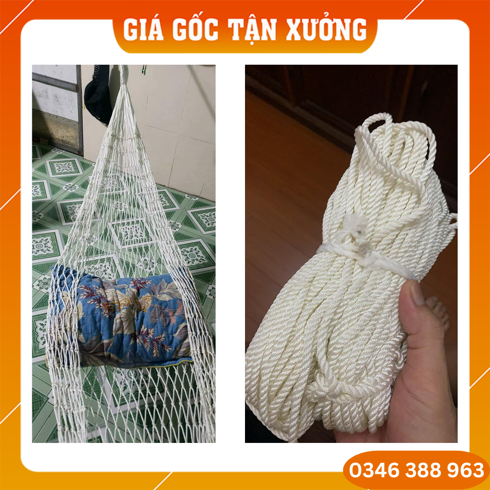 [Loại Cao Cấp] Dây Dù Chịu Lực Loại 5mm (5 ly), Dây Dù Đan Lưới