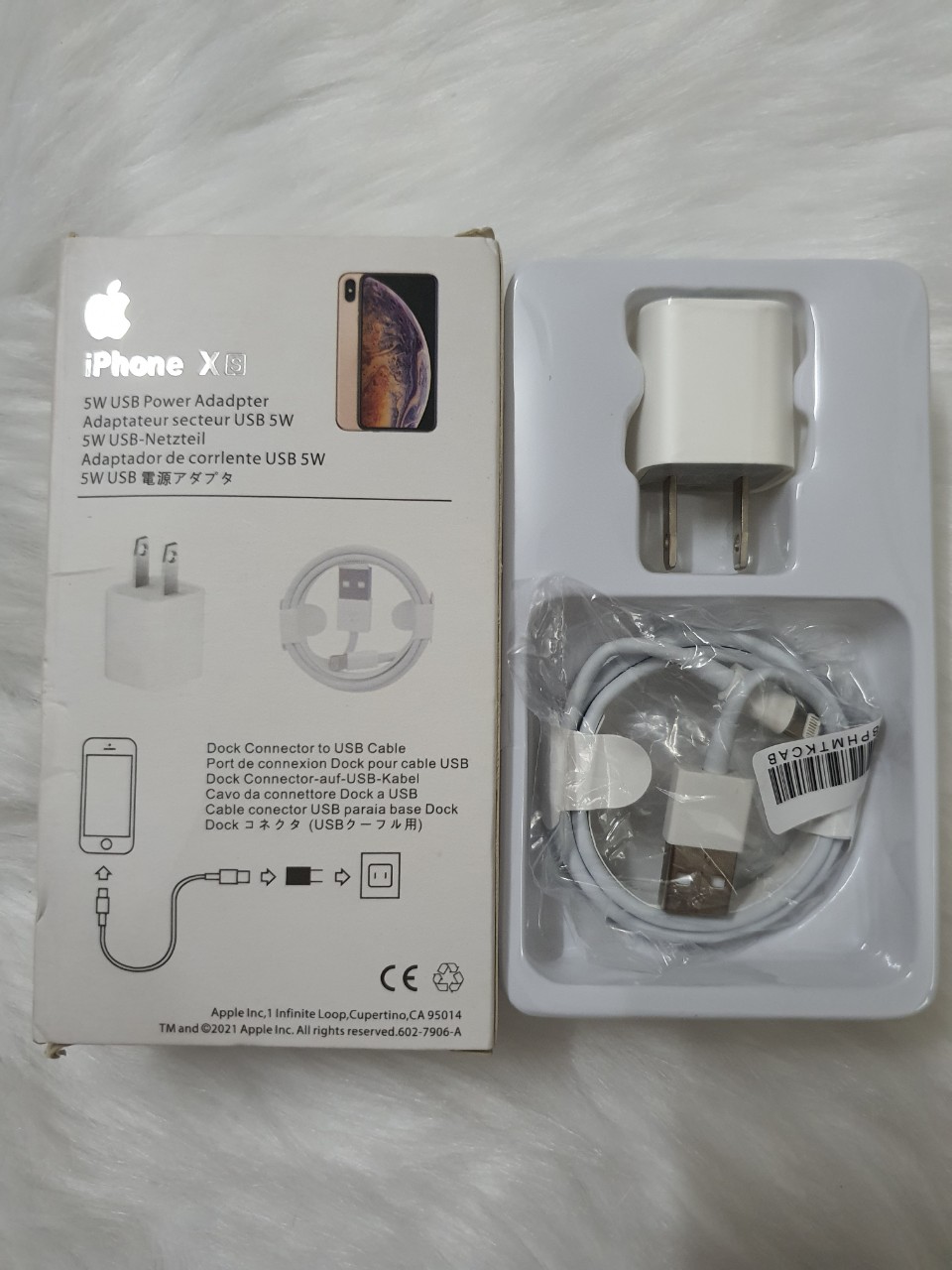 [HCM] Bộ Củ và dây sạc Iphone XS 5w Lightning cho iphone, ipad