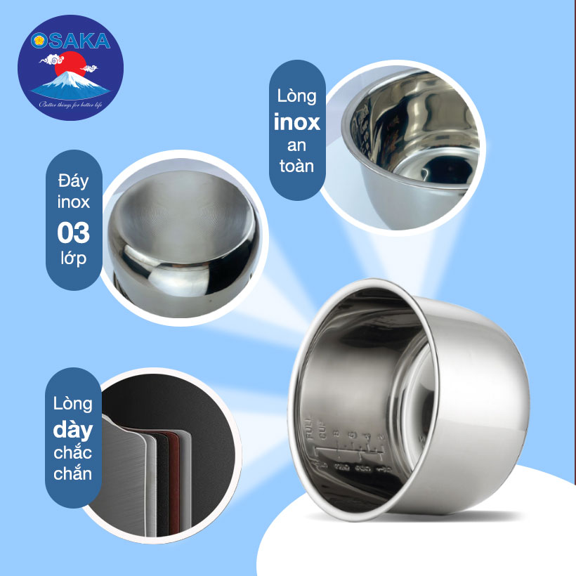 Nồi áp suất điện tử 5.0 Lít OSAKA IPD05GE