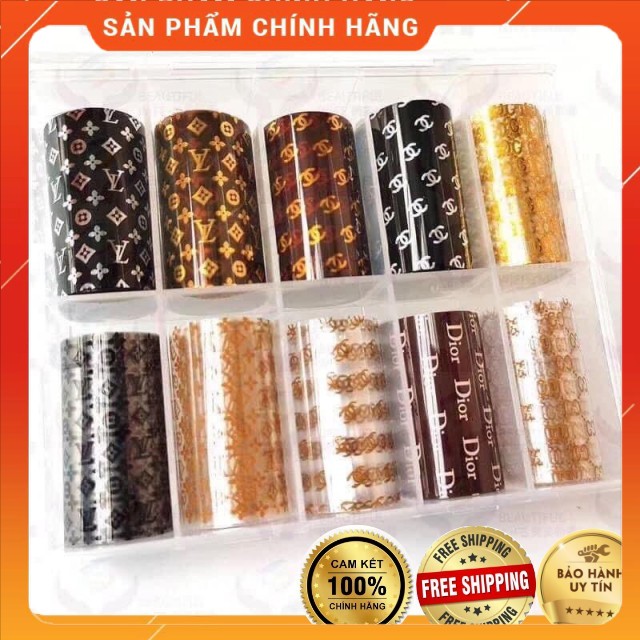 Foil dán móng hoạ tiết thương hiệu MOON NAIL
