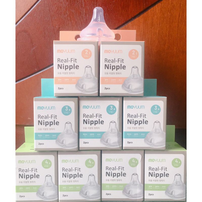 [FLASH SALE] Núm ti MOYUUM Hàn Quốc 9 (đủ size 1-2-3-4) - Hàng chính hãng