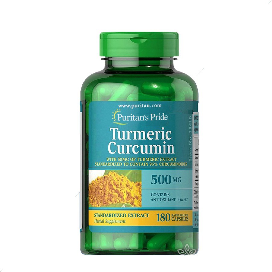 [HCM]Tinh dầu nghệ Puritan’s Pride Turmeric Curcumin 500mg