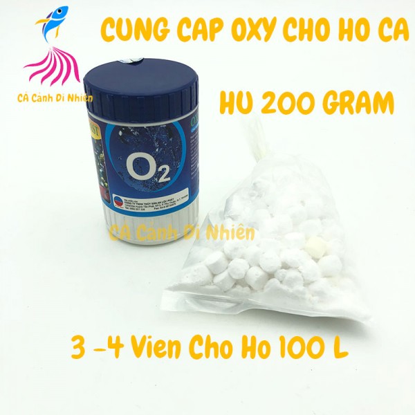OXY FAST: Oxy khô cấp tốc cho cá cảnh 200g - (Hàng Công Ty)