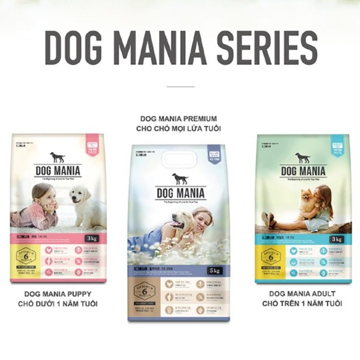 [1.5kg] Hạt Dog Mania Cho Chó Trưởng Thành