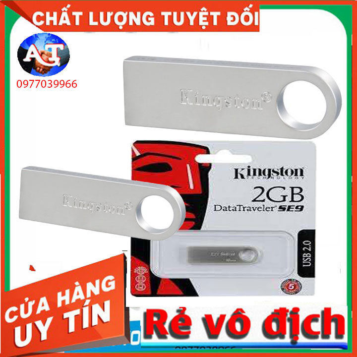 USB 2.0 Kingston DataTraveler SE9 2GB - CÓ NTFS - DUNG LƯỢNG THỰC
