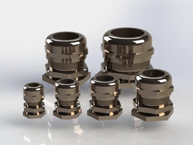 Ốc siết cáp kim loại M12