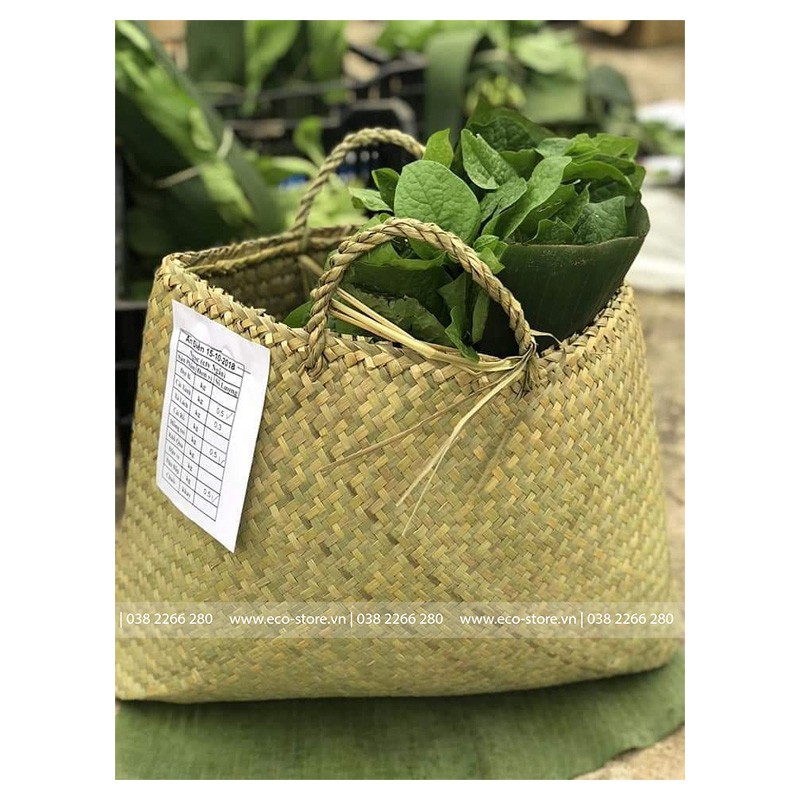 Làn cỏ đi chợ, đi chơi (Làn cỏ bàng) | ongtre® (Vietnam)