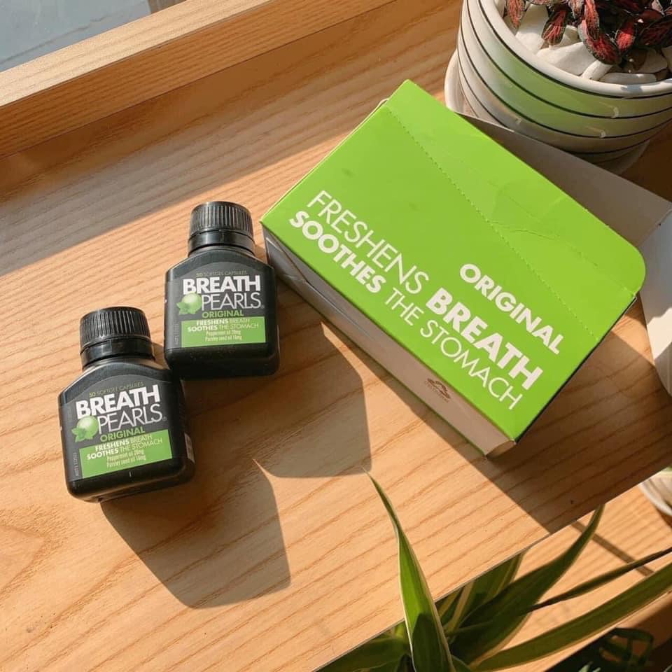 Thơm miệng Breath pearl của Úc