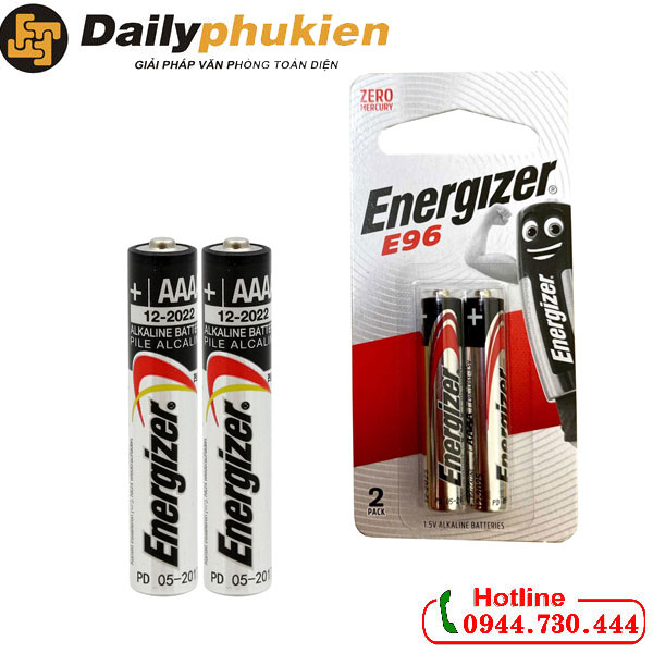 Pin AAAA Energizer chính hãng vỉ 2 viên