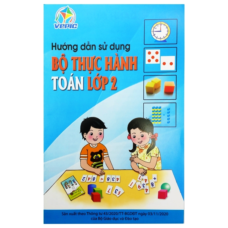 Bộ 2 Hộp Thực Hành Toán Lớp 2