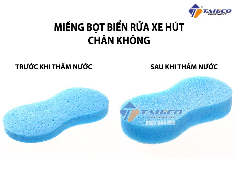 Miếng bọt biển rửa xe hút chân không