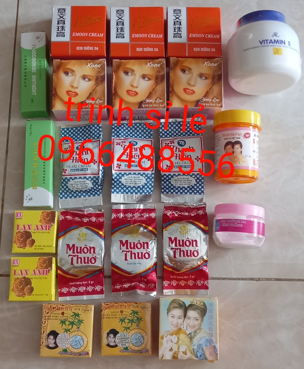 công thức kem trộn body trắng nhanh