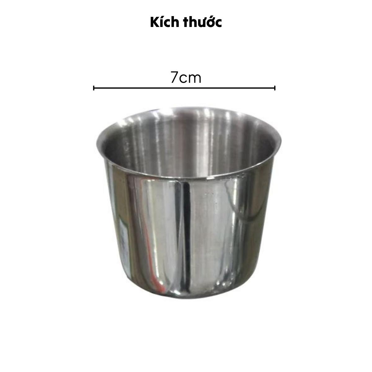 Ly làm đá inox, chung đá