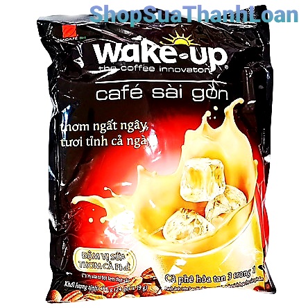 Cafe Wake-up Sài Gòn bịch 24 gói X 19g